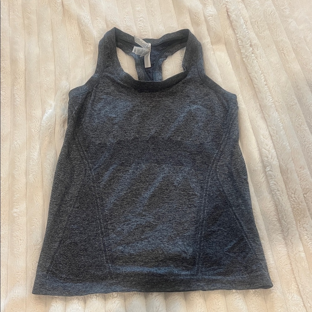 Athleta Charcoal Racerback Tank Top